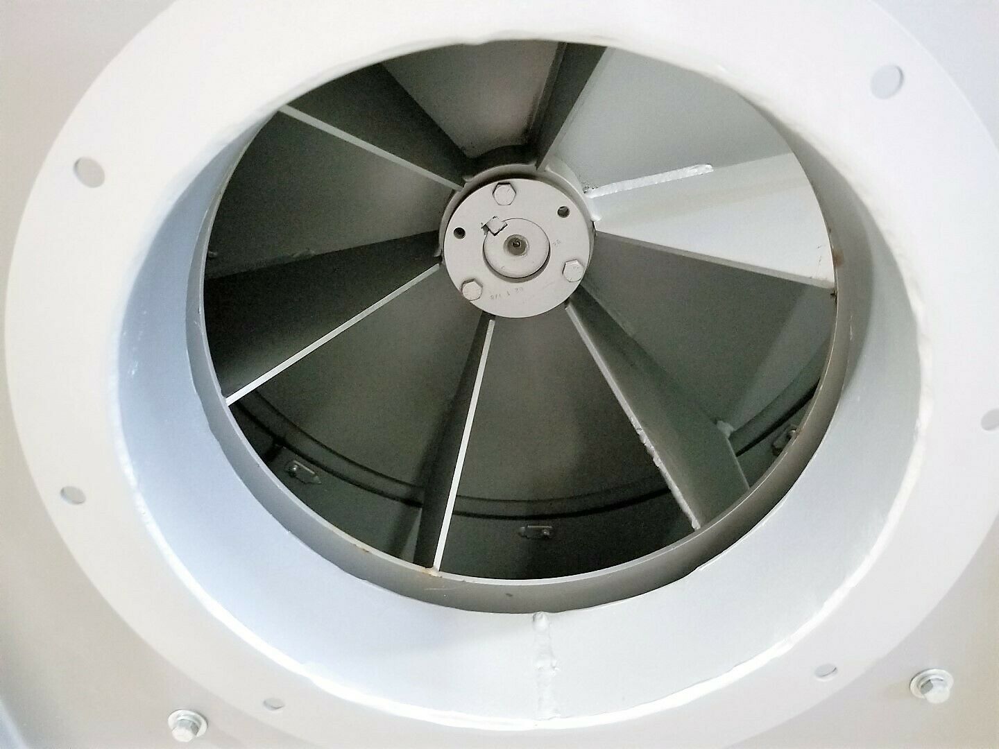 9922 cfm @ 17 S.P., Cincinnati Fan #RBE-13, radial blade exhauster, clockwise, 73.5 BHP, 75 HP, 460 V. - Image 7