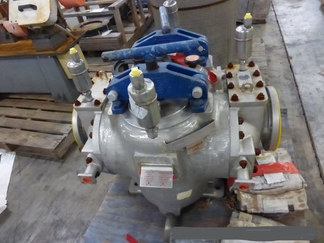 6" Vee Bee #Trelleborg, Standard Screw Gate NB Gate Dual Strainer, Stainless Steel, 180 micron filtration - Image 4