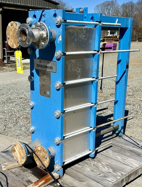 692 sq.ft., Tranter Superchanger, GXD-042-H-5-NP-127, plate heat