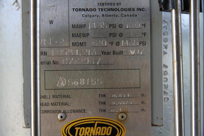 16" Sweet Vertical Separator 3 Phase, 1435 psi - Image 3