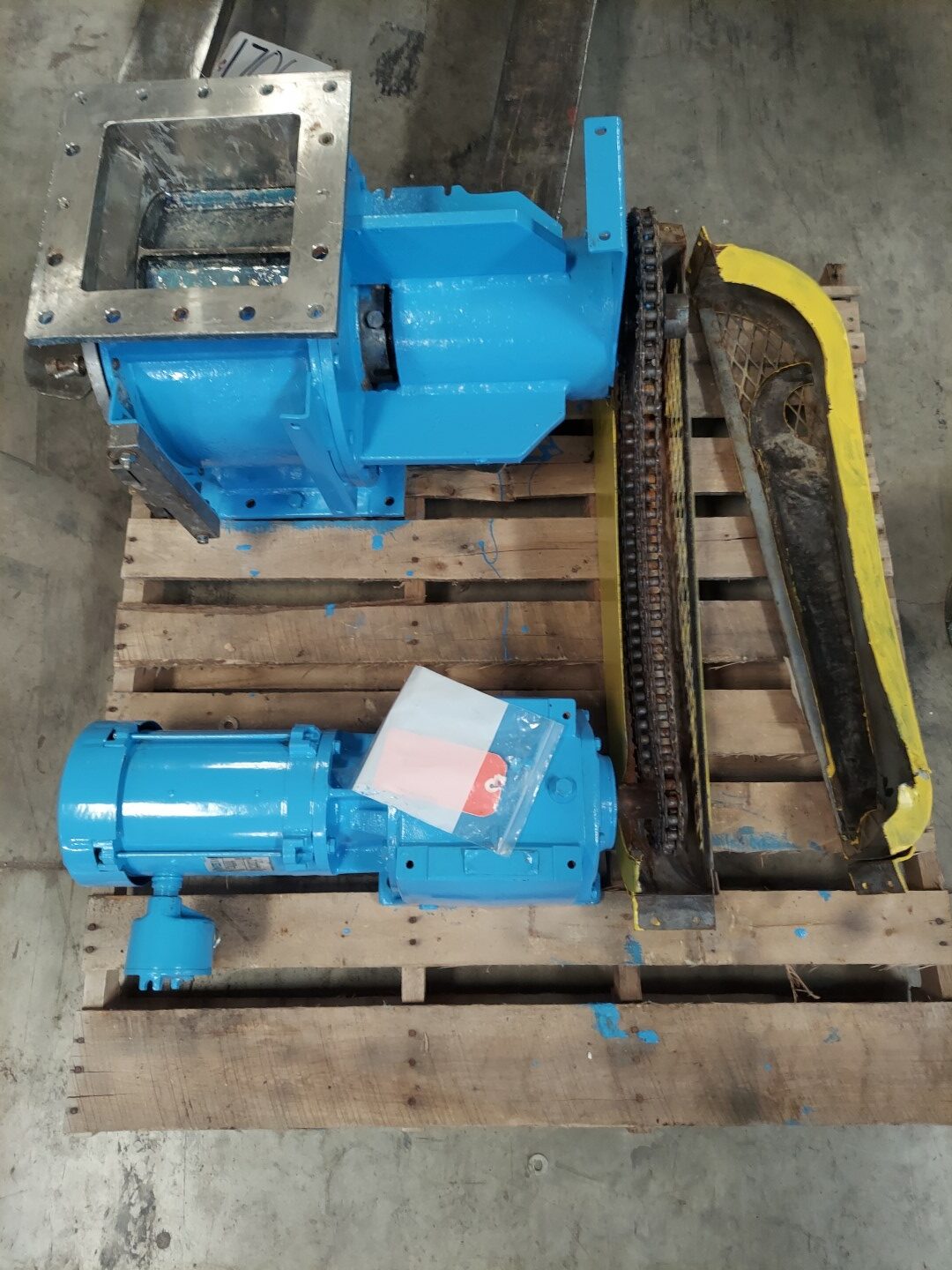 Square Square Young #8HC-CA, Cantilevered Drop-Thru Rotary Valve, Stainless Steel, 8 Vane rotor, 1 HP, 1750 - Image 6