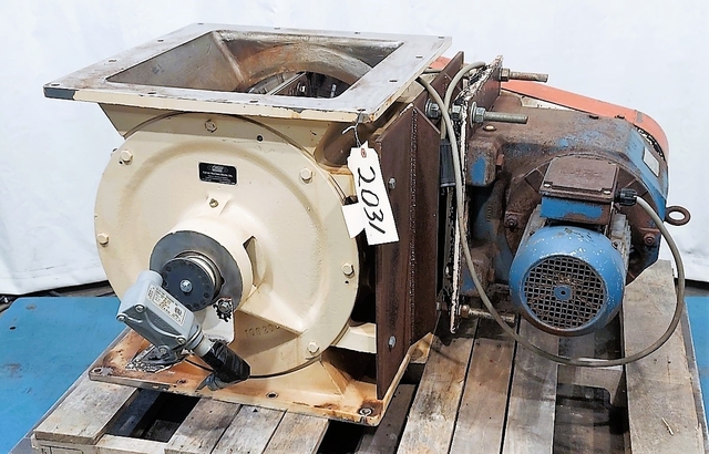 18" Mac #HE18X18, Rotary Airlock, 24" H inlet to outlet, 3 HP, 1700 RPM, 230/460 V, 2008 - Image 5