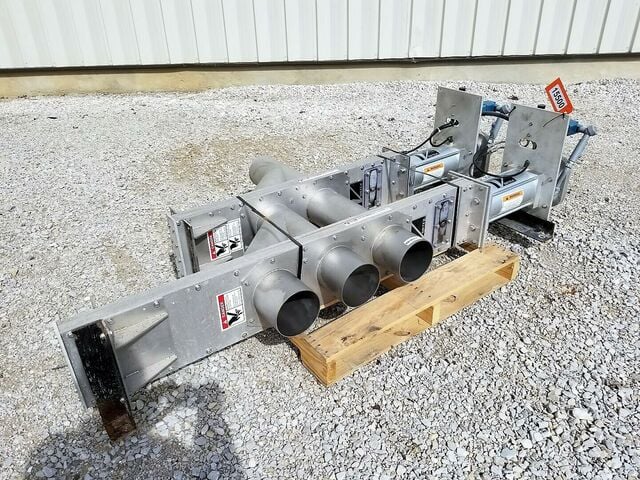 6" Salina, Vortex #D6-3SSY-SL-P10-SM1-SB-V81460, 3-Way Stainless Steel Diverter Valve - Image 4