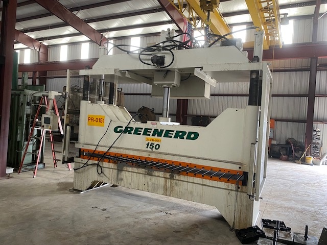 150 Ton, Greenerd #4D-150-144x48-20S, hydraulic press, adjustable stroke, adjustable tonnage, 2004 - Image 1
