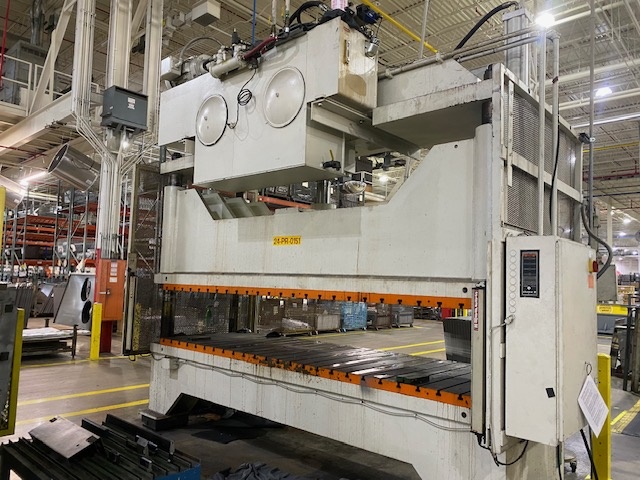 150 Ton, Greenerd #4D-150-144x48-20S, hydraulic press, adjustable stroke, adjustable tonnage, 2004 - Image 5
