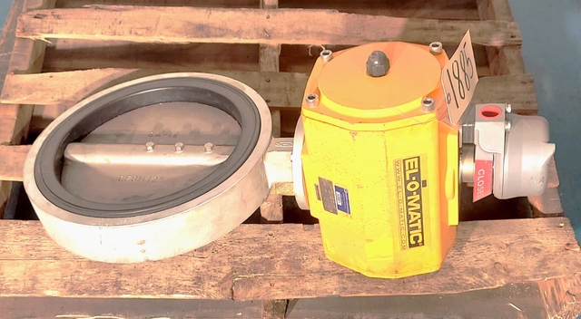 12" Erdmann ED0600.U1A00A.27KO, butterfly valve with air actuator, 116 psi, surplus - Image 5