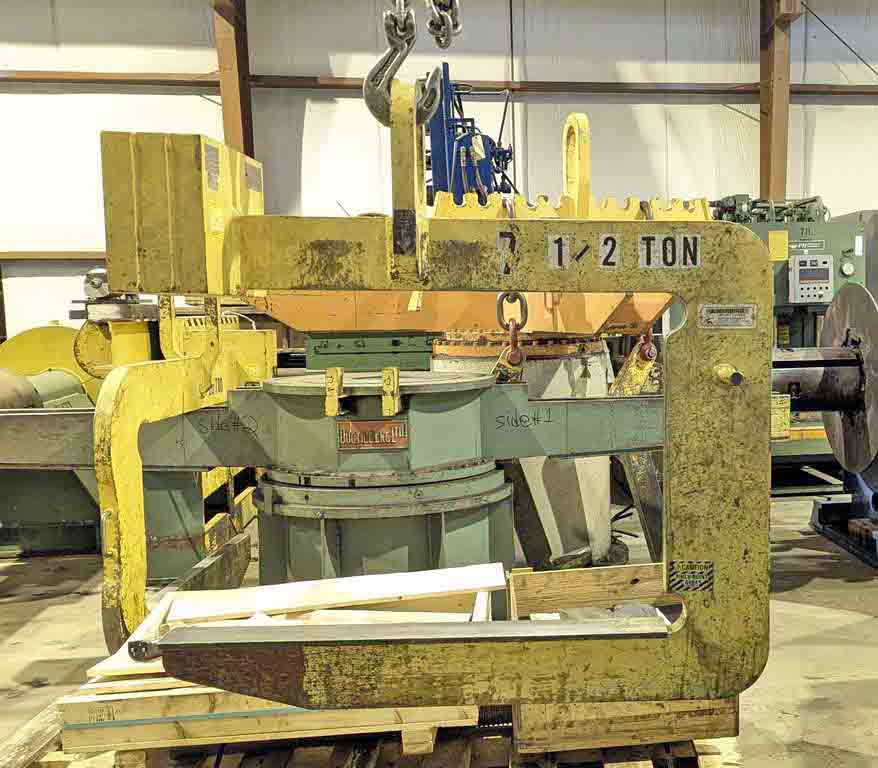 15000 lb. Caldwell #82LA-7.5-36, C-hook, 36" long arm, 24" vertical throat - Image 3