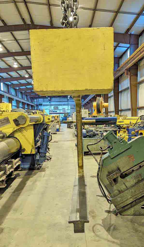 15000 lb. Caldwell #82LA-7.5-36, C-hook, 36" long arm, 24" vertical throat - Image 6