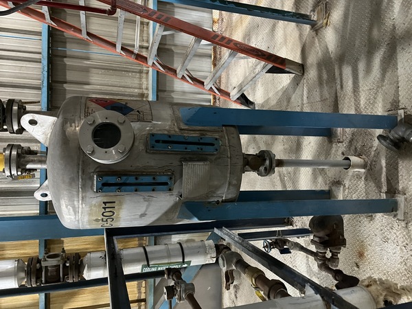63 gallon Alloy Fabricators, 304 Stainless Steel tank, dished top & bottom, 24" dia. x 26" straight side, 1991 - Image 1