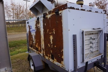 40 HP Gardner Denver #E12, rotary vane compressor, 1-stage, 2250 RPM, GM 3.0L NG engine, 2009 - Image 7