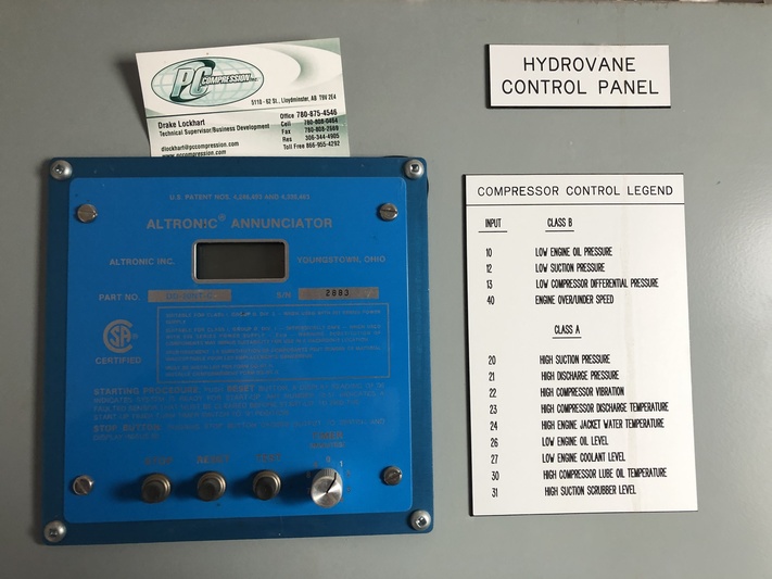 84 HP Compair #822GK06-078, rotary vane compressor, 3-stage, 1800 RPM, Cummins G5.9L NG engine, 2007 - Image 9
