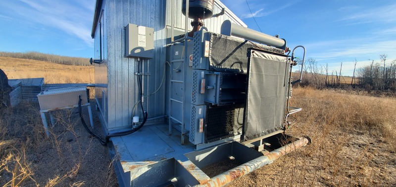 95 HP Gardner Denver #837, rotary vane compressor, 1-stage, 1800 RPM, Caterpillar G3304NA NG engine, J48A-6 - Image 3