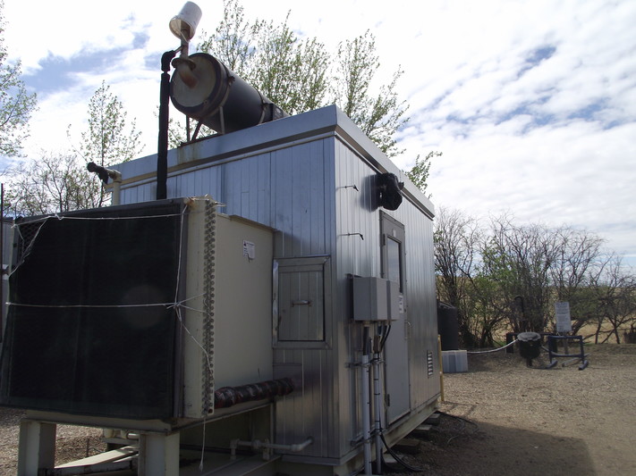 95 HP Sullair #02250141-466, rotary vane compressor, 1-stage, 1800 RPM, Caterpillar G3304NA NG engine, 2005 - Image 2