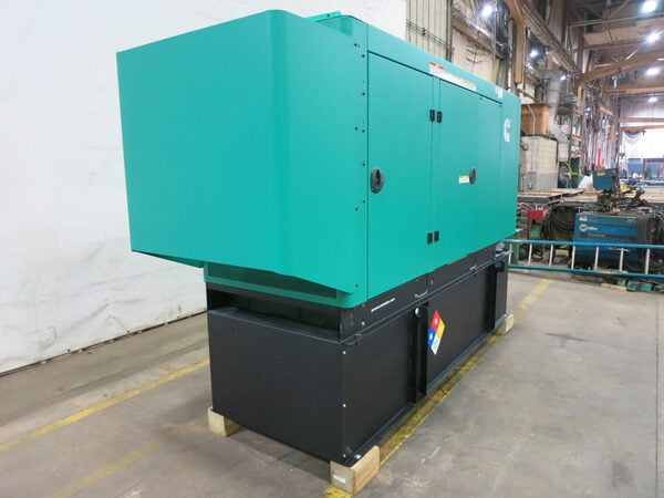 100 KW Cummins #C100D6D, diesel generator set, sound attenuated enclosure, 277/480 Volts, new, 2024 - Image 2