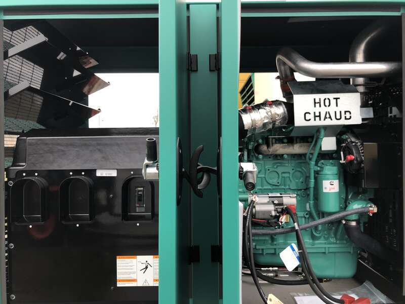 100 KW Cummins #C100D6D, diesel generator set, sound attenuated enclosure, 277/480 Volts, new, 2024 - Image 4