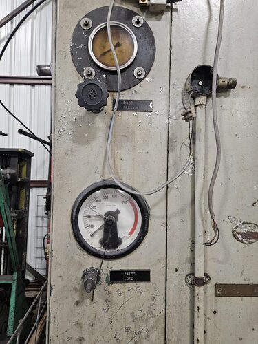 750 Ton, Etchells, Hydraulic Coining Press, 11.8 stroke, 18.1" Shut Height, 1975 - Image 5