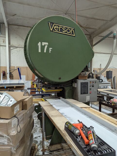 90 Ton, Verson #7, single crank OBI Back Gauge press, 6" stroke, 15" Shut Height, 3" adj., 34.5" x21" bed, 50 - Image 5