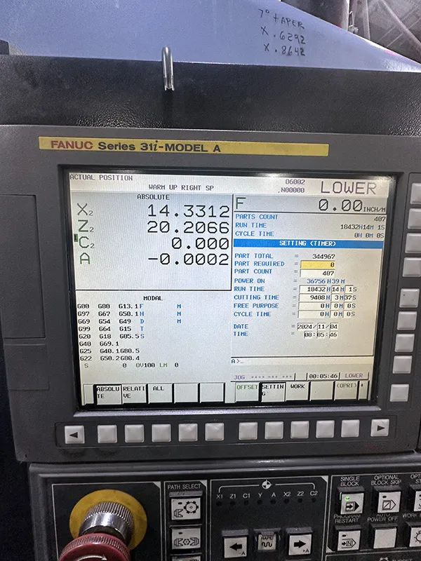 Daewoo Doosan #Puma-TT1800SY, CNC lathe, 9.1" swing, 8" chuck, 2.6" bar, 5000 RPM, A2-6, Fanuc 31i-A, 2012 - Image 3