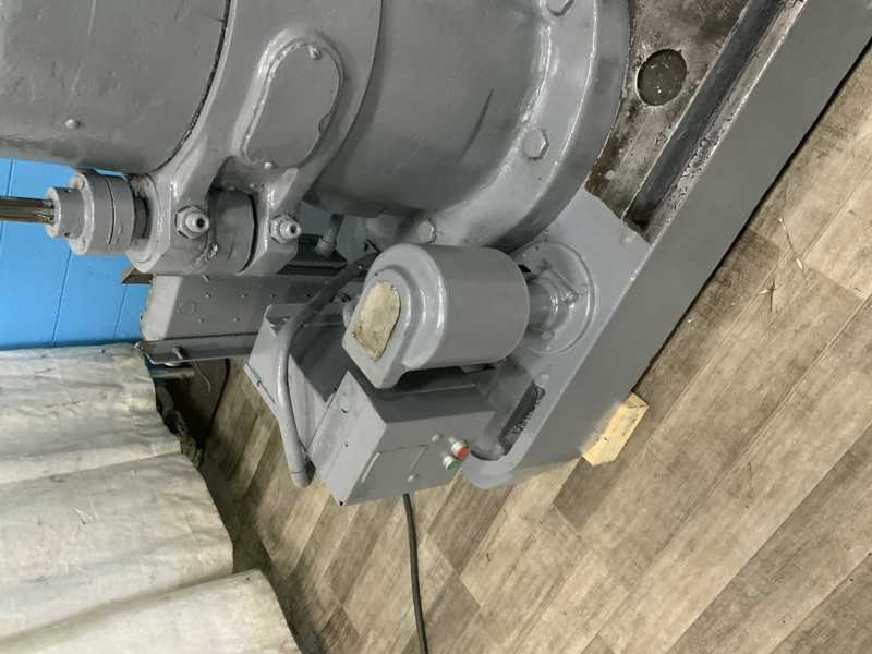 4' -11" Carlton #1A, radial arm drill, 54" x36" T-slotted base, power elevation & clamping, 5 HP - Image 9