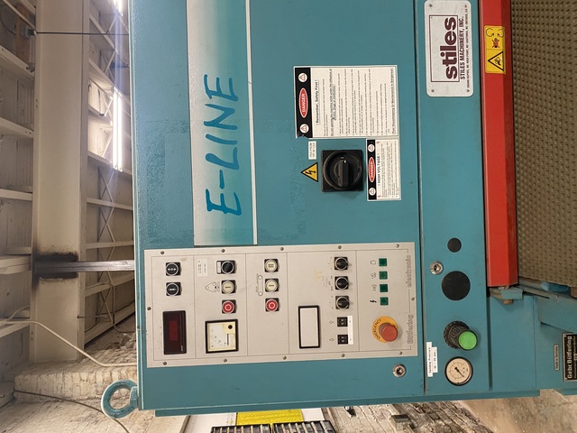 44" Butfering #ECO-111-E, Wide Belt Sander, single belt, dedusting brush, 1997 - Image 2
