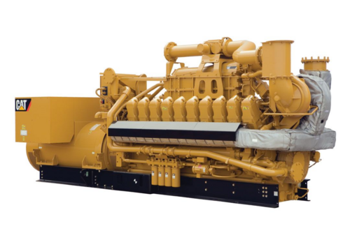 2600 KW Caterpillar #G3520, Natural gas generator, continuous, 347-600 Volts, new surplus, 2023 - Image 1