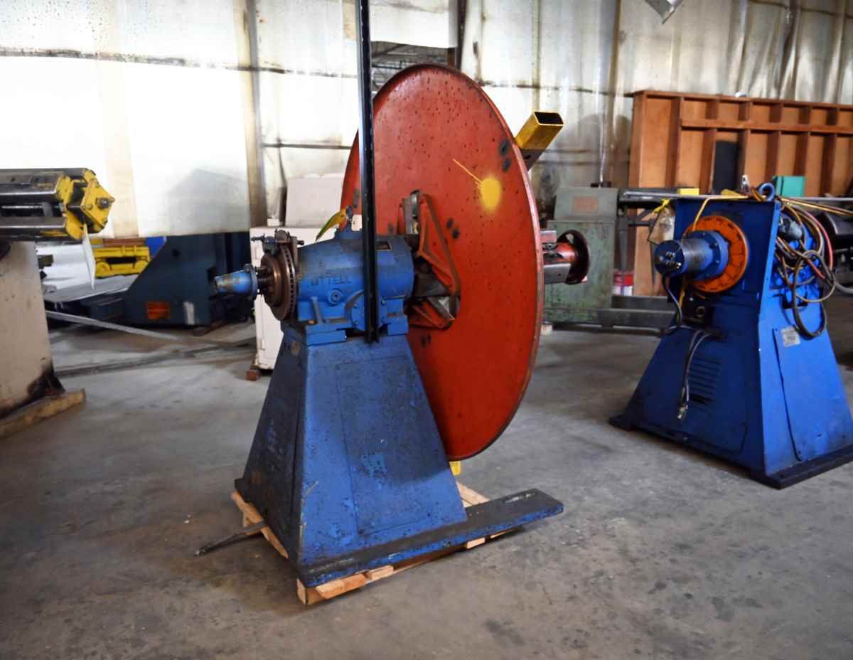 4000 lb. Littell #40-24, single uncoiler, 24" width, 60" outside dimensions, 12"-16" ID, 4-arm expansion - Image 3