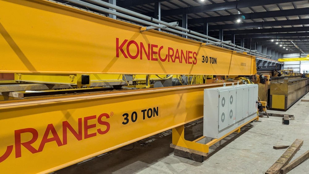 30 Ton, Kone, 36' 0" Span, 55' lift, radio control, VFD All Motions, 2024 [#2545] - Image 4