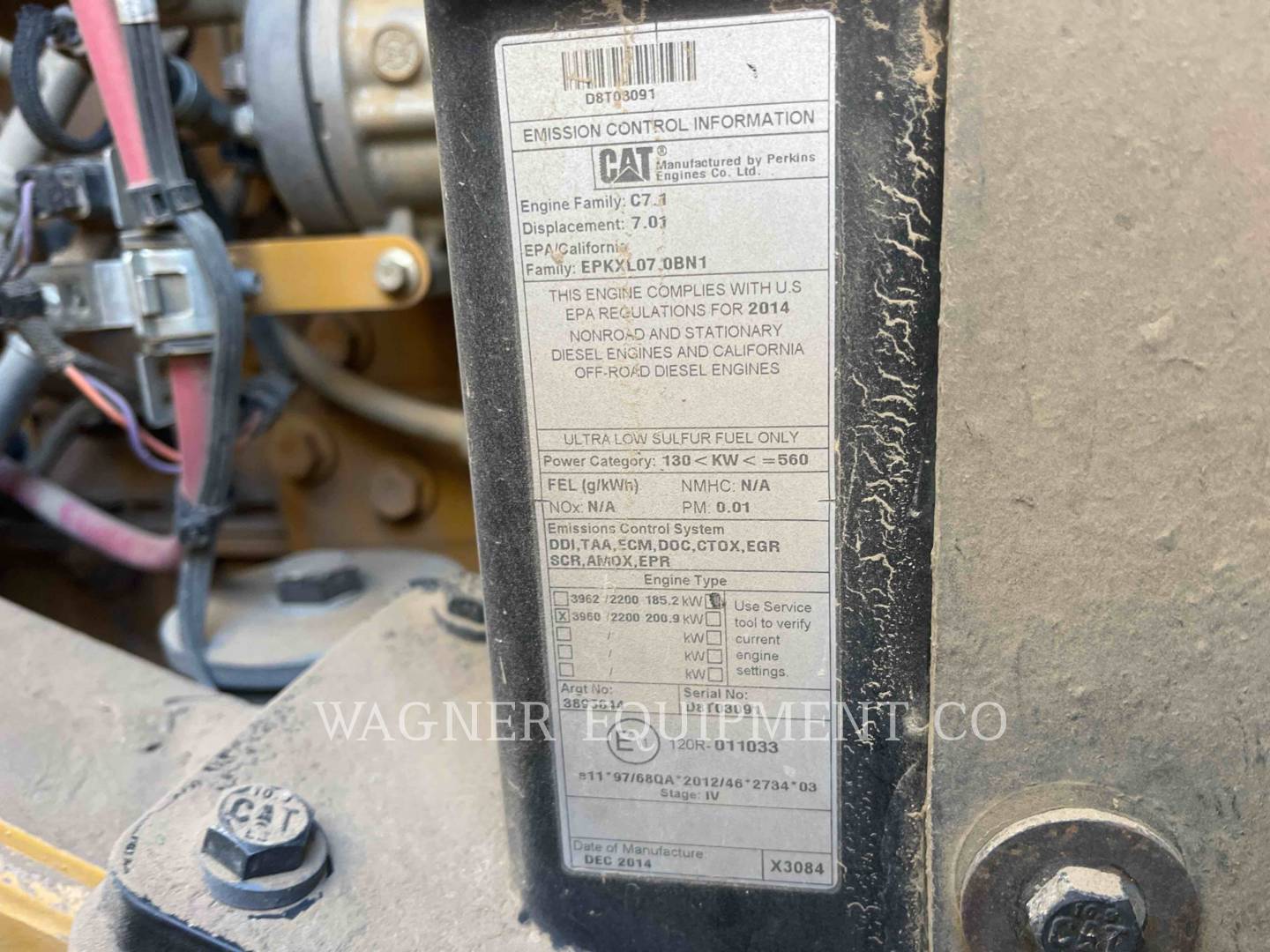 Cat 950M, Wheel Loader, 11336 hours, S/N: EMB00580, 2015 - Image 8