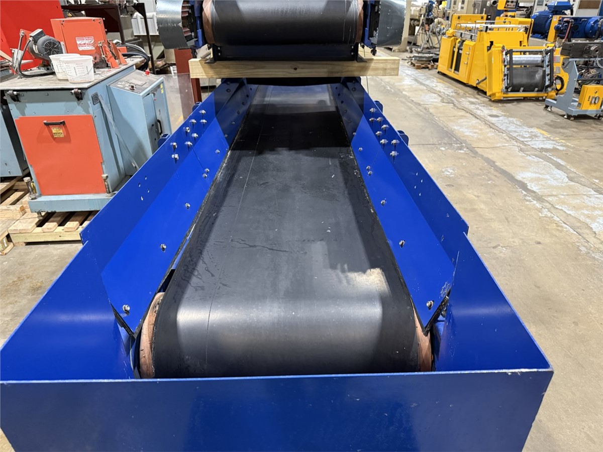 24" wide x 14' long, Flatbelt Conveyor, 11" pulley diameter - Image 4