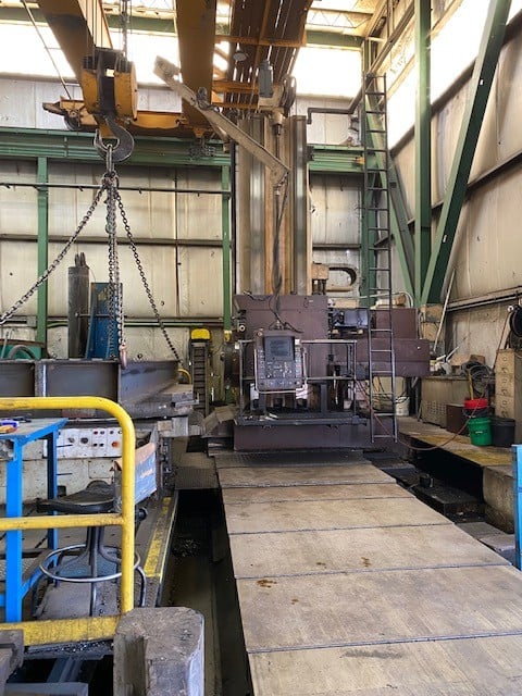 5.1" Union #BFP130, 220" X, 119" Y, 118" Z,spindle support,ISO50,1000 RPM,infeed rotary table 86" x86" - Image 2
