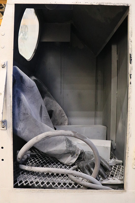 Cyclo Blast, sand blast cabinet, 32" Width 24" Height, 1979 - Image 6