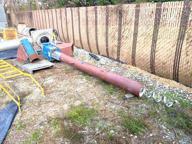 8" diameter x 13' long, Fexicon, heavy duty Stainless screw conveyor, bar stock screw design - Image 2