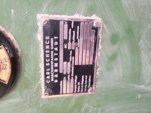 2000 lb. Schenck #R54UV, soft bearing type displacement balancer, CAB 820 Control, 1965/2014 - Image 7