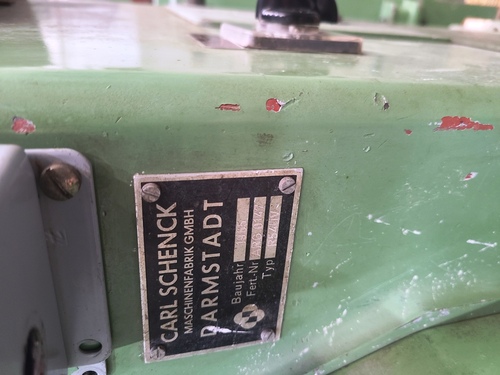 2000 lb. Schenck #R54UV, soft bearing type displacement balancer, CAB 820 Control, 1965/2014 - Image 8