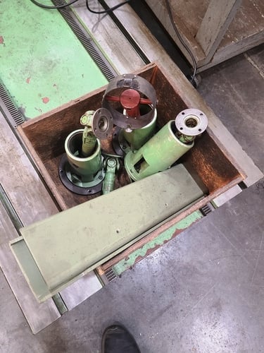 2000 lb. Schenck #R54UV, soft bearing type displacement balancer, CAB 820 Control, 1965/2014 - Image 10