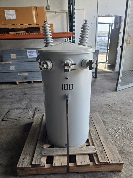 100 KVA 14400/8320 Primary, 240/120 Secondary, Power Partners Steel Doe Minimum - Image 7