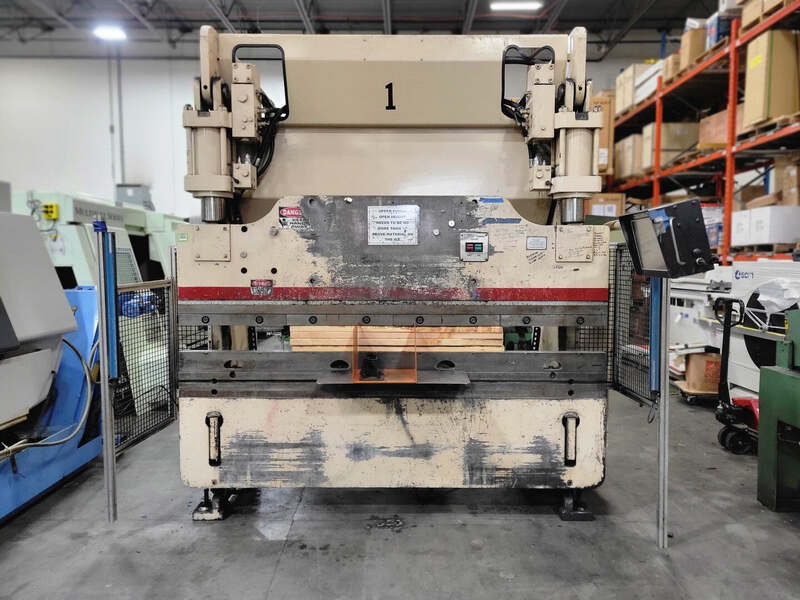 90 Ton, Cincinnati #90PFx6 Proform, CNC hydraulic press brake, 8' overall, 78" between housing, 8" stroke - Image 1
