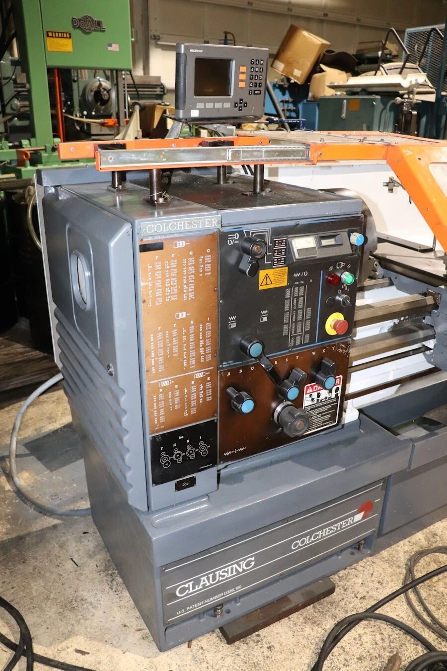 16"/26" x 54" Clausing Colchester #Triumph-VS, Gap Bed Lathe, 2.25" thru hole, 15-2500 RPM, 10 HP, 415 V, 1998 - Image 2