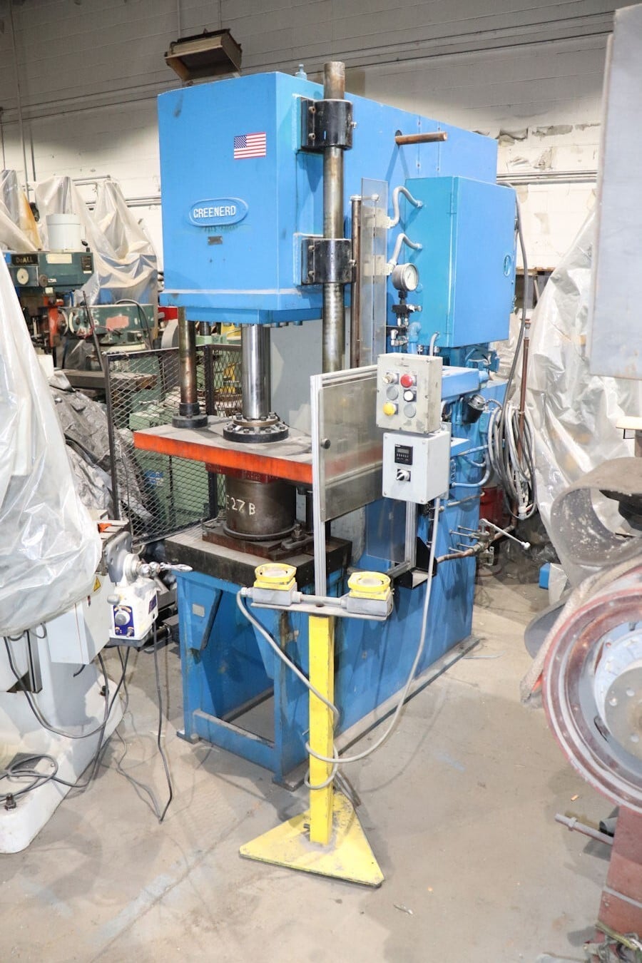 35 Ton, Greenerd #H-35-35LS, C Frame Hydraulic Press, 10 HP, 208-220/440 V, 1967 - Image 1