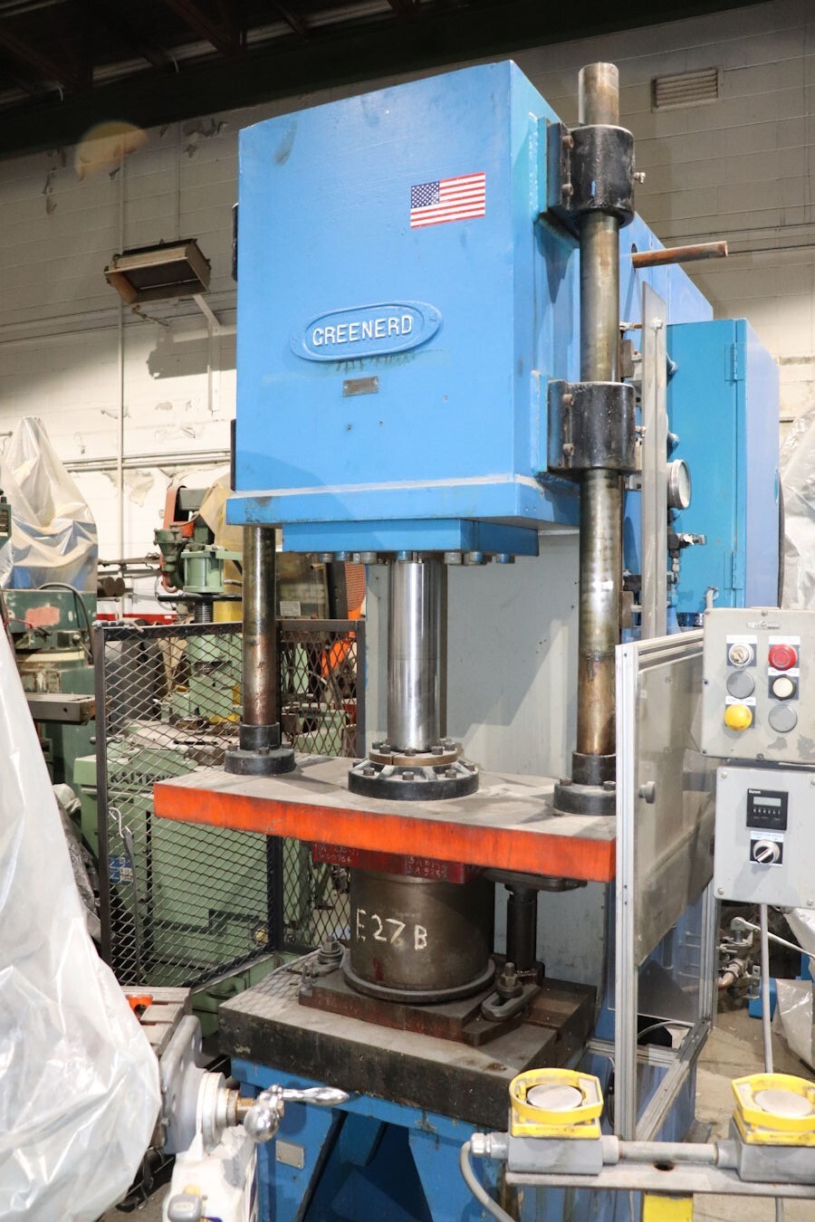 35 Ton, Greenerd #H-35-35LS, C Frame Hydraulic Press, 10 HP, 208-220/440 V, 1967 - Image 3