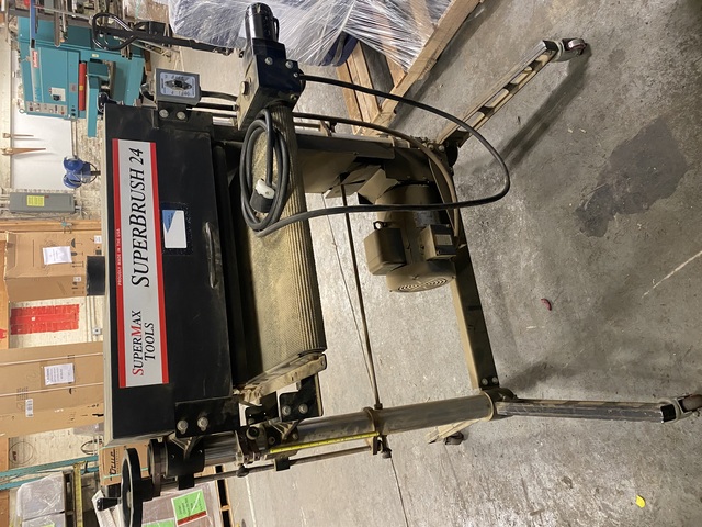 24" Supermax Tools #Superbrush-24, Brush Sander, 24" width, 9"-11" brush diameter, 400-1200 RPM - Image 1