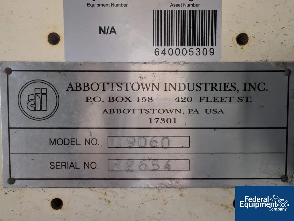 24" Vinyletech Abbottstown #D9060, Sheet Cooling Stack, approximately 24" wide x 12" diameter cooling drum - Image 6
