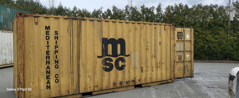 20' Standard shipping container MSCU6303818 - Image 1