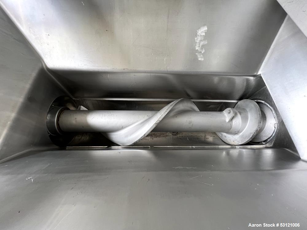 Wolfking #B400-HD, Meat Grinder, Stainless Steel, 17" width x 52" L x 20" deep Trough, 12" diameter x 54" L - Image 6