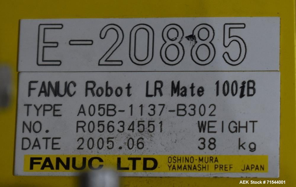 Fanuc, LR Mate 100iB, Robots, set of (2), 5-Axis, 3 kg Payload, 620 mm Reach, 2005 - Image 7