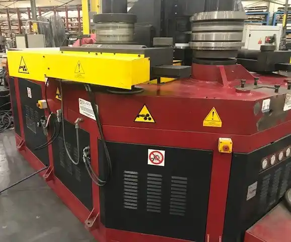 7.8" x 7.8" x .78" Tauring #Alpha-200, CNC hydraulic angle bending roll, Alpha200CNCi Control, 24.1 HP, 2014 - Image 1