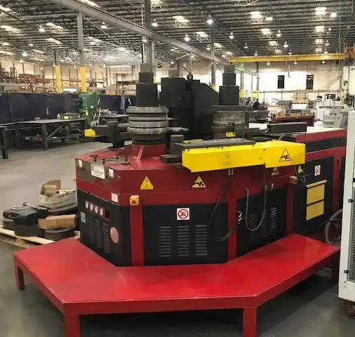 7.8" x 7.8" x .78" Tauring #Alpha-200, CNC hydraulic angle bending roll, Alpha200CNCi Control, 24.1 HP, 2014 - Image 2