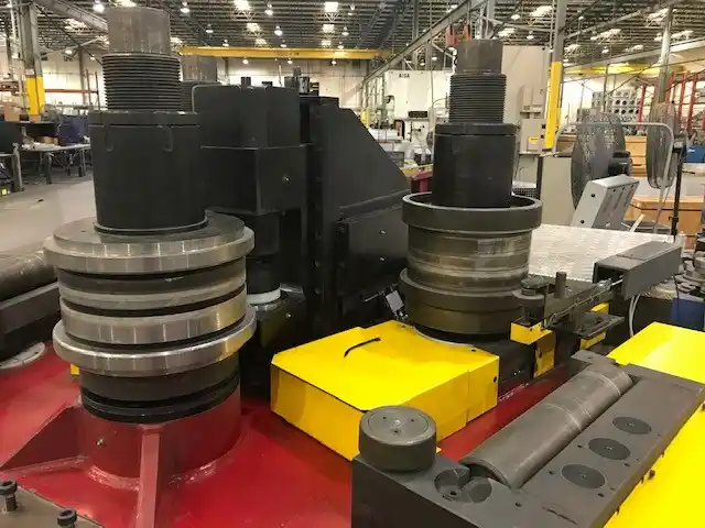 7.8" x 7.8" x .78" Tauring #Alpha-200, CNC hydraulic angle bending roll, Alpha200CNCi Control, 24.1 HP, 2014 - Image 5
