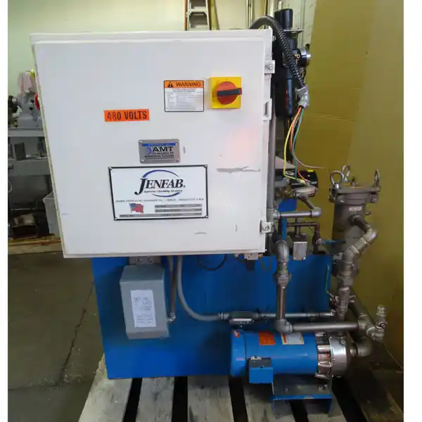 Jenfab #RB, aqueous cleaning system, 4.2 A main motor, 13 A full load, 480 V., heater system - Image 2