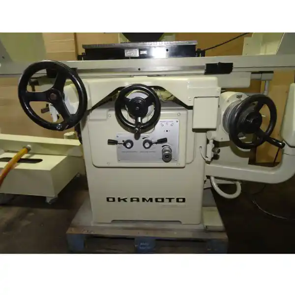 13.6" x 29.5" Okamoto #Accugar-124N, hydraulic surface grinder, Kanet electromagnetic chuck, incremental - Image 4